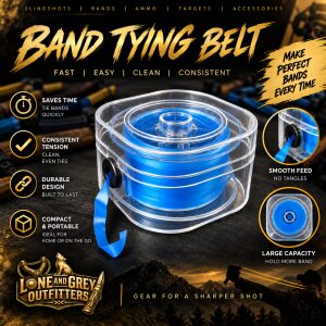 Band Tying Belt – Blue